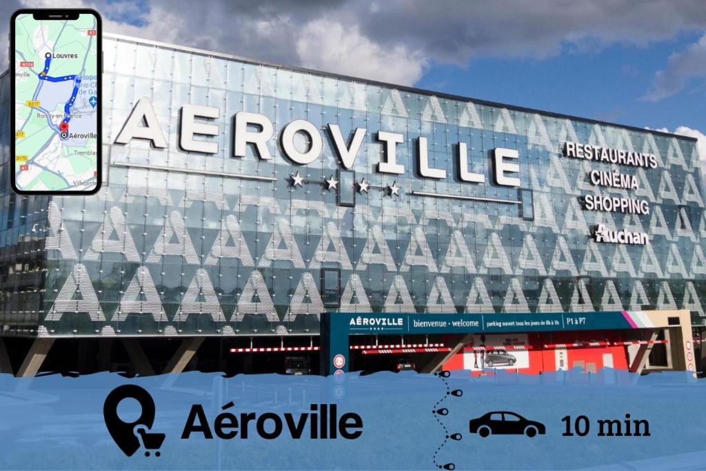 Апартаменты Smart House Airport Cdg, Asterix Louvres Экстерьер фото