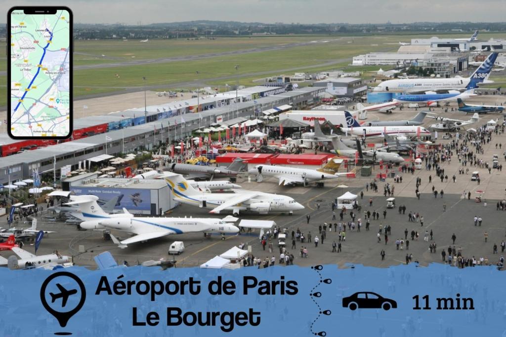 Апартаменты Smart House Airport Cdg, Asterix Louvres Экстерьер фото